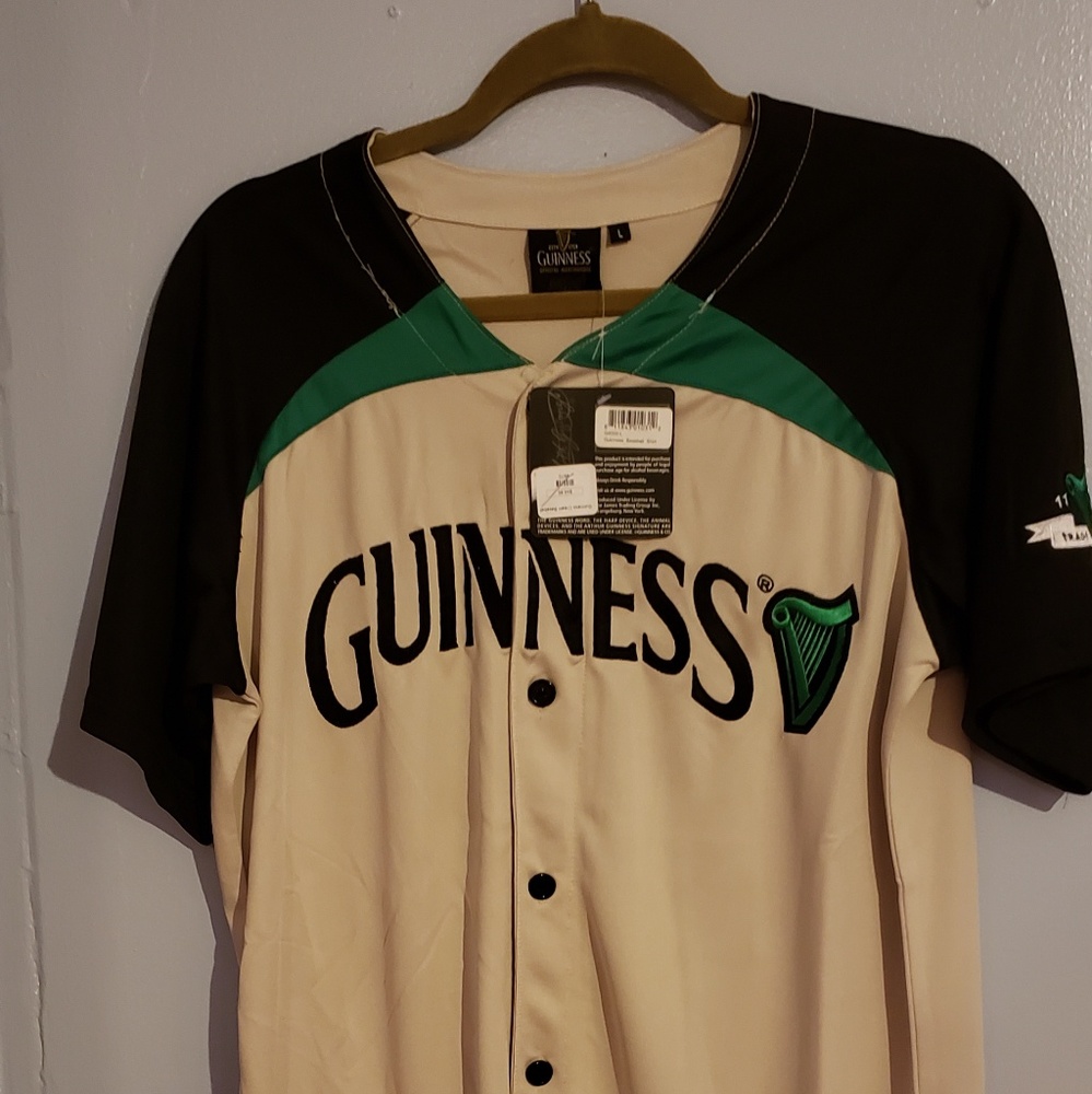 GUINNESS BASEBALL JERSEY
